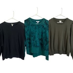 Bundle of A new Day & Joy Lab Cropped Sweatshirts - Three